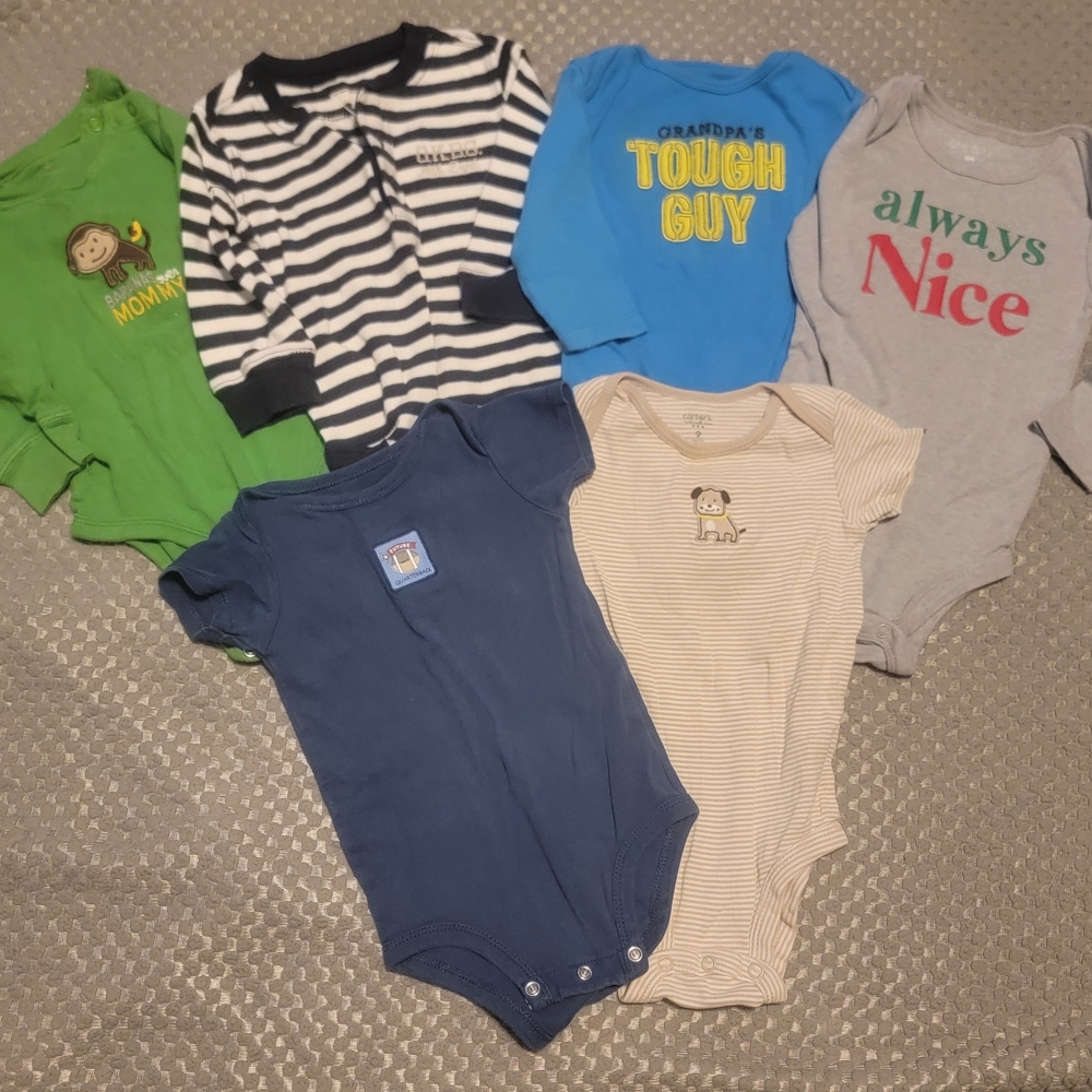 9M Baby Boy Onsies & Body Suits